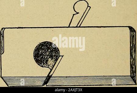 Corso elementare in legno ; progettato per l'uso in scuole alte e tecniche, con centotrentaquattro illustrazioni, da George Alexander Ross . es a dimensioni come richiesto per il disegno inthe, messi insieme, e finire liscio. ESERCIZIO NUMERO 5. Le modanature e le perline sono talvolta utilizzate per ornamentare, ma l'uso principale del cordone è quello di nascondere le articolazioni aperte dall'ombra che esso getta. Un esempio di thispuò essere visto in svenimento con perline o in superfici di grandi dimensioni che sono rifinite con controsoffitto abbinato. Se le passerifossero messe insieme senza un bordo perlato, una non sightlycrack sarebbe il risultato da th Foto Stock