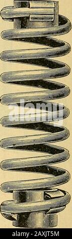 Manuale del XX secolo per ingegneri ed elettricisti del settore del vapore, con domande e risposte .. figura 40. vapore, ed è soggetto soltanto alla temperatura dell'atmosfera di arrotondamento. Si sostiene che, come risultato di ciò, la precisione della molla è assicurata e chela non deve essere fatta alcuna considerazione nella sua fabbricazione per la forespansione causata dall'alta temperatura a cui è soggetta l'ite quando si trova all'interno del cilindro. La funzione AnoterGood di questo design è che la molla può essere smontata facilmente senza scollegare alcuna parte dello strumento nel caso in cui si desideri cambiare le molle. L'INDICATORE Foto Stock