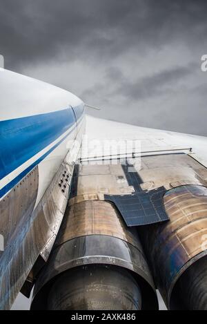 L'aereo supersonico russo Tupolev tu-144 Foto Stock