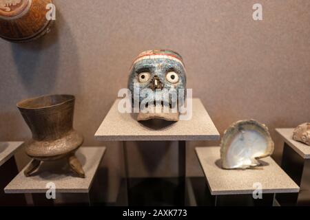 Museo antropologico Nacional de Antropología a Città del Messico, Messico Foto Stock