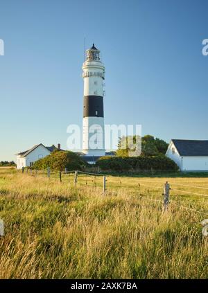 Faro 'Langer Christian', Kampen, Sylt, Schleswig-Holstein, Germania Foto Stock