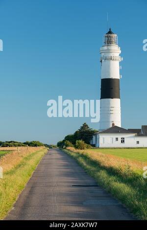 Faro 'Langer Christian', Kampen, Sylt, Schleswig-Holstein, Germania Foto Stock