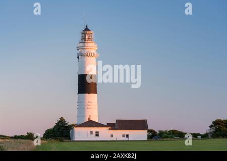 Faro 'Langer Christian', Kampen, Sylt, Schleswig-Holstein, Germania Foto Stock