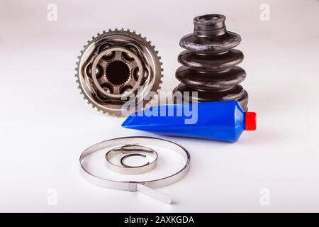 Ricambi giunti omocinetici. Giunti A Velocità Costante. Auto Parts Wheel della vettura. Foto Stock