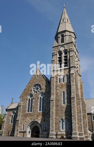 Irlanda, Clifden, Chiesa di San Giuseppe, vista sulla facciata principale Foto Stock