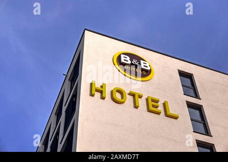 B&B-Hotel a Neu-Ulm, Baviera, Germania Foto Stock