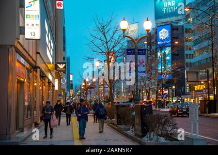Chuo Ward, Sapporo, Hokkaido, Giappone Foto Stock