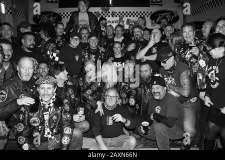 Rockers A Ton Up Winterblot Foto Stock