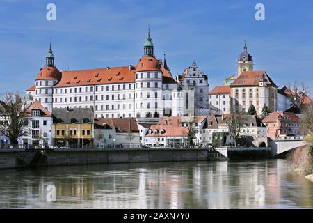 Neuburg Sul Danubio, Baviera, Germania Foto Stock