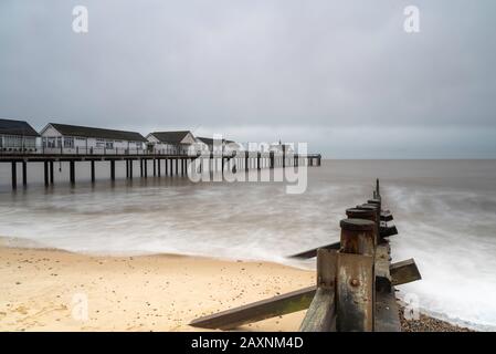 Molo di Southwold Foto Stock