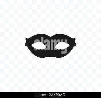 Maschera Masquerade. Illustrazione vettoriale, design piatto. Illustrazione Vettoriale