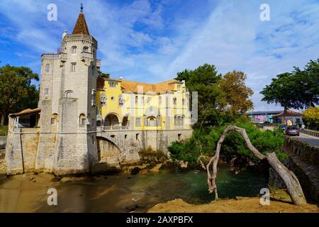 Museo Castro Guimarães a Cascais sull'Oceano Atlantico vicino a Lisbona, Portogallo Foto Stock