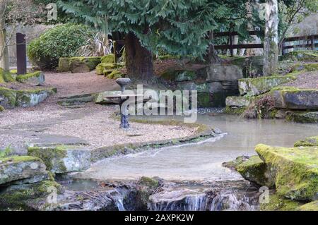 Giardino Giapponese, Craigtoun Park, St Andrews, Fife Foto Stock