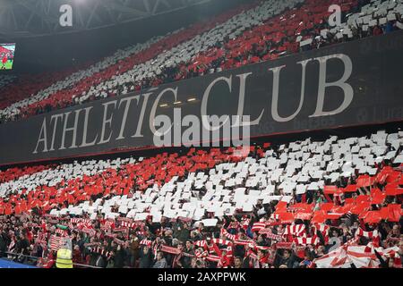 Bilbao, SPAGNA - 12 febbraio: Semifinale COPPA DEL RE SPAGNOLO tra il team Ath.Bilbao - Granada cf, al San Mames, Bilbao. 2020/02/12. (Foto di Humberto Bilbao/ credito: Cordon STAMPA/Alamy Live News Foto Stock