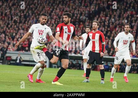 Bilbao, SPAGNA - 12 febbraio: Semifinale COPPA DEL RE SPAGNOLO tra il team Ath.Bilbao - Granada cf, al San Mames, Bilbao. 2020/02/12. (Foto di Humberto Bilbao/ credito: Cordon STAMPA/Alamy Live News Foto Stock