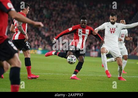 Bilbao, SPAGNA - 12 febbraio: Semifinale COPPA DEL RE SPAGNOLO tra il team Ath.Bilbao - Granada cf, al San Mames, Bilbao. 2020/02/12. (Foto di Humberto Bilbao/ credito: Cordon STAMPA/Alamy Live News Foto Stock