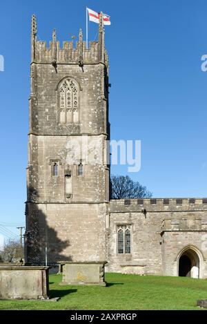 Santa Trinità Chiesa, Wickwar, South Gloucestersher, Regno Unito grado II elencati Chiesa di origine 12th secolo Foto Stock