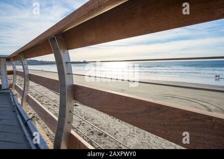 Vista Sulla Spiaggia Di La Jolla Shores. La Jolla, California, Stati Uniti. Foto Stock