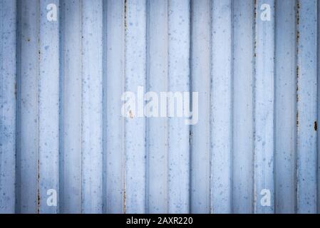 Sullo sfondo di un metallo con ripetitivo patten Foto Stock