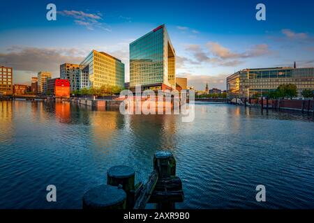 Germania, Amburgo, città portuale, Ericusspitze, Der Spiegel Foto Stock