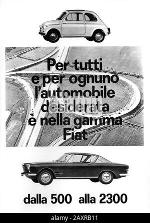 1962 TORINO ITALIA l industria automobilistica italiana FIAT