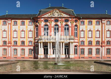 Castello Bruchsal, Baden-Wurttemberg, Germania Foto Stock