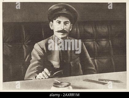 Joseph Stalin. Joseph Stalin (1878 – 1953) un politico georgiano rivoluzionario e sovietico che guidò l'Unione Sovietica dalla metà del 1920s fino al 1953 Foto Stock