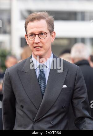 Offenburg, Germania. 12th Feb, 2020. Bernhard Prince di Baden alla festa dello staff del gruppo media. L'editore Hubert Burda festeggia il suo 80th compleanno. Credito: Patrick Seeger/Dpa/Alamy Live News Foto Stock