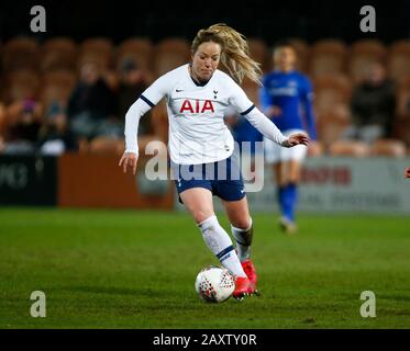 Londra, INGHILTERRA - 12 FEBBRAIO: Gemma Davison di Tottenham Hotspur Ladies durante Barclays fa Women's Super League tra Tottenham Hotspur e Everton Foto Stock