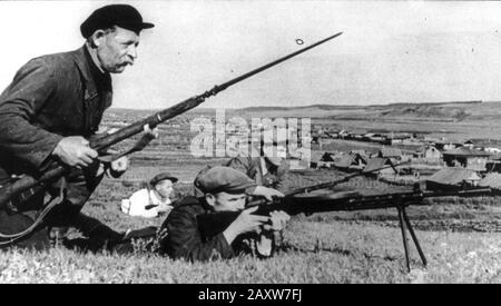 Operazione Barbarossa in rare immagini, 1941 Foto Stock