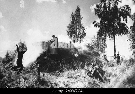 Operazione Barbarossa in rare immagini, 1941 Foto Stock