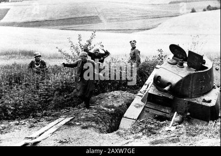 Operazione Barbarossa in rare immagini, 1941 Foto Stock