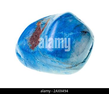 pietra lucida shattuckite gemma ritaglio su sfondo bianco Foto Stock