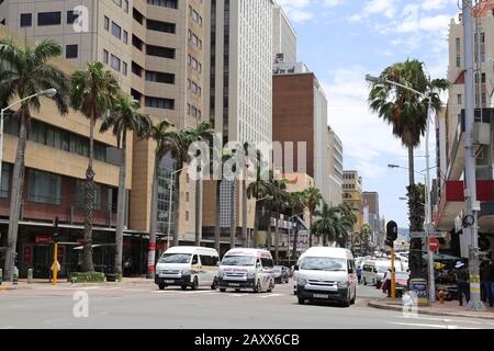 Dr Pixley Kaseme Street, Durban, Kwazulu-Natal Provincia, Sudafrica, Africa Foto Stock