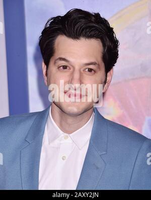 Westwood, CA - 12 FEBBRAIO: Ben Schwartz partecipa allo screening speciale DI LOS Angeles del Paramount 'Sonic The Hedgehog' al Regency Village Theatre il 12 febbraio 2020 a Westwood, California. Foto Stock