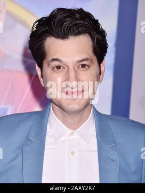 Westwood, CA - 12 FEBBRAIO: Ben Schwartz partecipa allo screening speciale DI LOS Angeles del Paramount 'Sonic The Hedgehog' al Regency Village Theatre il 12 febbraio 2020 a Westwood, California. Foto Stock