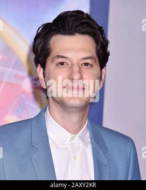 Westwood, CA - 12 FEBBRAIO: Ben Schwartz partecipa allo screening speciale DI LOS Angeles del Paramount 'Sonic The Hedgehog' al Regency Village Theatre il 12 febbraio 2020 a Westwood, California. Foto Stock