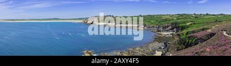 Pointe De Dinan, Crozon, Dipartimento Finistere, Francia Foto Stock