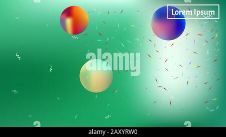 Il buon spazio a tema sfondo illustrazione. Liquido ad alta risoluzione e fresco. Illustrazione, luminosa. Stelle, pianeti, segni. Universo colorato nuove stelle desig Illustrazione Vettoriale