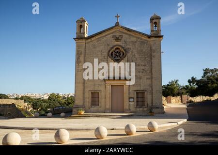 Chiesa storica di San Matteo a Qrendi, Malta Foto Stock