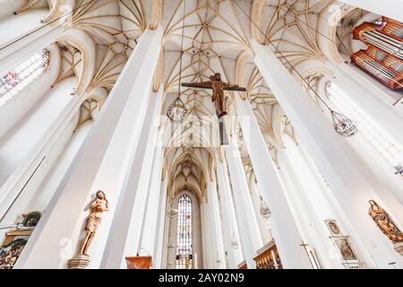 06 agosto 2019, Monaco di Baviera, Germania: Interno della chiesa Frauenkirche Foto Stock