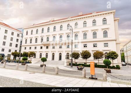 7 agosto 2019, Munchen, Germania: Sede centrale della Siemens Foto Stock