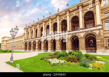 7 Agosto 2019, Monaco, Germania: Palazzo Reale Della Residenza Di Baviera Foto Stock