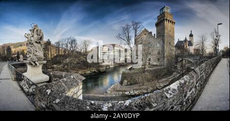 Rothschildschloss a Waidhofen an der Ybbs, Mostviertel, Austria Inferiore - Rothschildcastle a Waidhofen ander Ybbs, La Maggior Parte Foto Stock