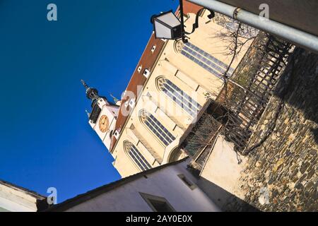 Piaristenkirche A Krems, Wachau, Waldviertel, Austria Inferiore, Austria / Chiesa Di Piaristen A Krems, Regione Di Wachau, Waldviertel Re Foto Stock