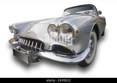 Oldtimer, Chevrolet Corvette Baujahr 1958 - Oldtimer, Chevrolet Corvette 1958 Foto Stock