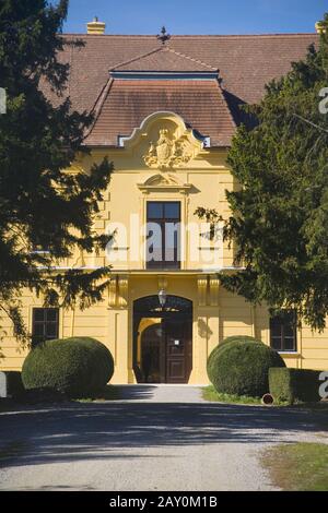 Casa Di Caccia Barocca Eckartsau, Marchfeld, Austria Bassa, Austria - Castello Eckartsau, Marchfeld, Austria Bassa, Austria Foto Stock