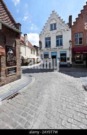 Città Vecchia Di Bruges Foto Stock