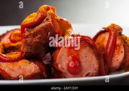 Currywurst Foto Stock