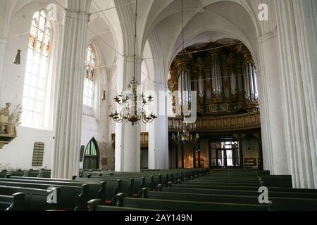 Erasmus Bielfeldt-organo nella chiesa di San Wilhadi Foto Stock